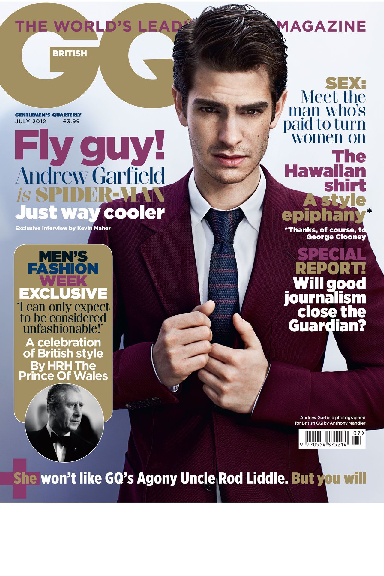 Andrew Garfield British GQ Cover Intervew British GQ